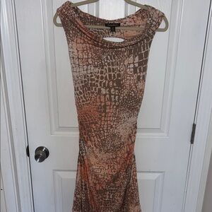 Tommy Bahama Dress in Taupe & Peach